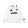 Unisex Oversized Cotton Hoodie With Minimalist Letter Embroidery Streetwear Casual Pullover Fall