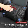 YNEPB1 Car Lumbar Back Support Headrest Neck Pillow Car Seat Cushion For Volkswagen VW GTI Passat Golf Tiguan Polo Scirocco Jetta
