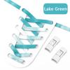 No Tie Shoelaces Flat Metal Press Lock Elastic Shoe Laces For Sneaker 1 Second Quick On/off Lazy Shoes Lace Accessories Unisex