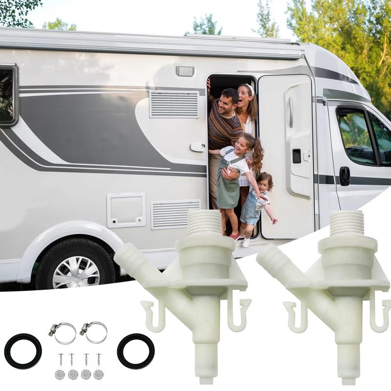 Motor Home Toilet Water Valve Mobile Home Flush Toilet Valve Replacement Leak-Proof Vehicle Interior Tools For Stage