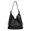 IELGY Korean Version of Casual Retro Bucket Bag, Fashionable Lychee Pattern Child and Mother Bag, Soft Leather Shoulder Messenger Women's Bag