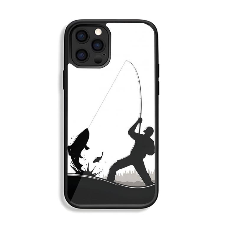 

Чехол для телефона «Человек с охотой и рыбалкой» ПК + ТПУ для Iphone 6S 7 8 Plus X Xs Max XR 11 12 13 Mini Pro противоударный твердый чехол Капа iphone 13Mini