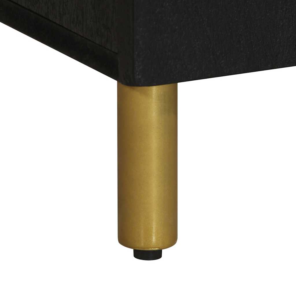 TV Cabinet Black 105x33x46 cm Particle Board