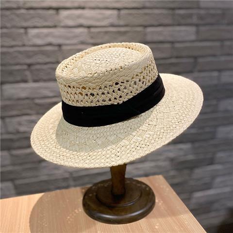 Women's Summer Straw Hat Dent Crown Wide Brim UPF50+ Sun Protection Beach Vacation Photography Boho Hat