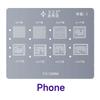 XZZ L23-CPU Universal CPU Reballing Stencil Platform for IPhone A8~A16 /Android Series IC Chipping Planting Tin Template Fixture