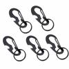 5 Pcs Heavy Duty Bottle Opener Lightweight D Shaped Carabiner Outdoor Camping