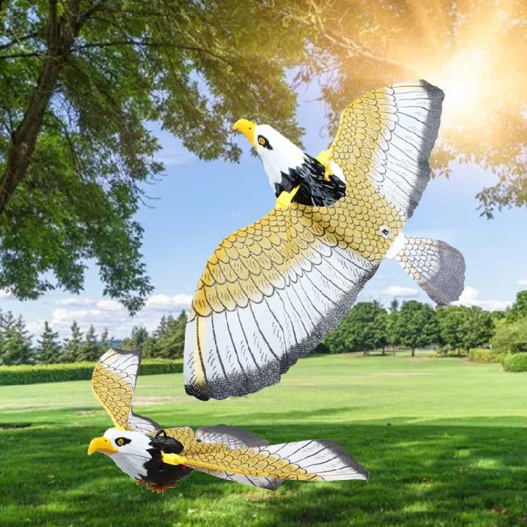 Simulation Electronics Eagle Luminous Bird Repellent Hanging Eagle with Light