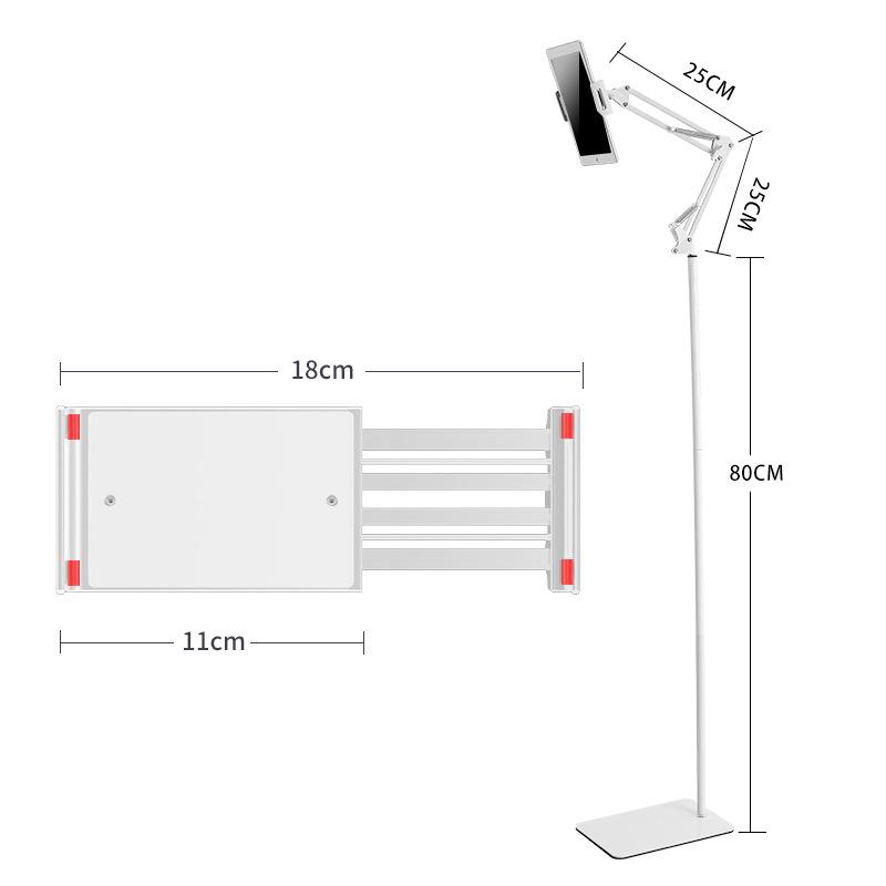 Bodenstehender Verstellbarer Metall-Tablet-Halter für iPad