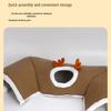 ErYan Cat Tunnel Bed with Hide-and-Seek Reindeer Design