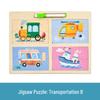 CPCE 4-in-1 Children's Educational Puzzle: Early Learning Cartoon Cognitive Board & Baby Drawing Toy