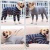 Dog Recovery Suit Pet Pajamas Operative Protection Long Sleeves Bodysuit Pet Home Wear  High-elastic Breathable Dog Jumpsuit