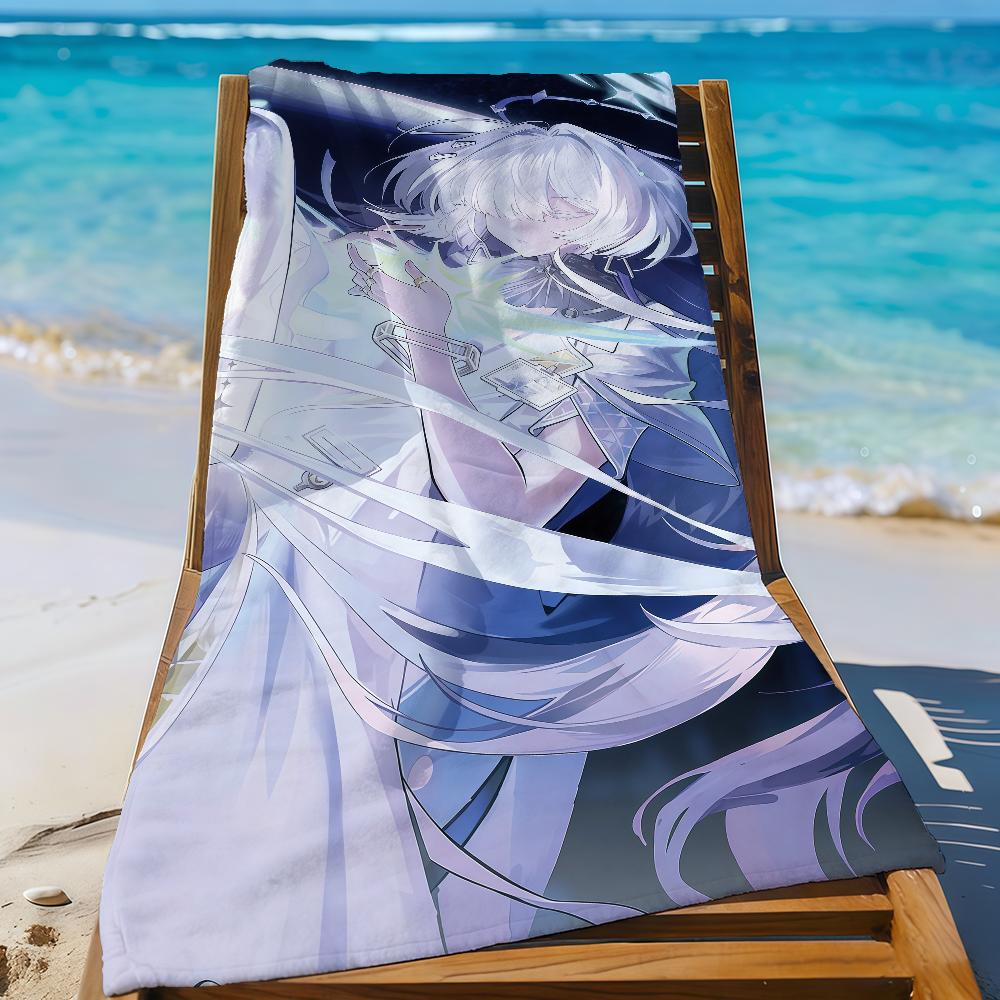 Game WuWa Mornye Towel Sports Quick Dry Travel Camping Gear Sandproof Soft Light Large Beach Towel