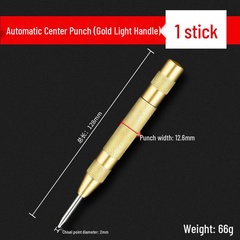 High Hardness Automatic Center Punch Awl Drill Bit Hole Locator