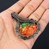 Multi Copper Turquoise Gemstone Pure Copper Wire Wrapped Handmade Pendant Jewelry For Gift