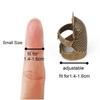 Retro Finger Protector Antique Ring Handworking Needle Thimble Needles Craft Household DIY Sewing Tools Accessories