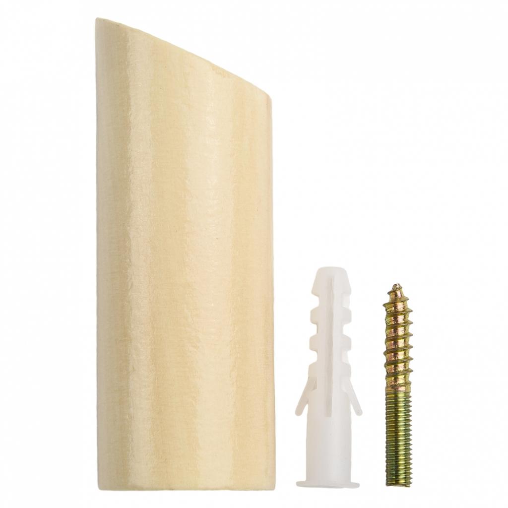 Durable and Practical Wood Wall Coat Hook Clothes Hanger Key Holder Storage