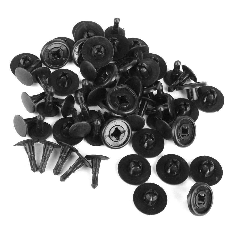 KOZEEY 30pcs Push Clip Rivet Nylon Car Clip for Toyota