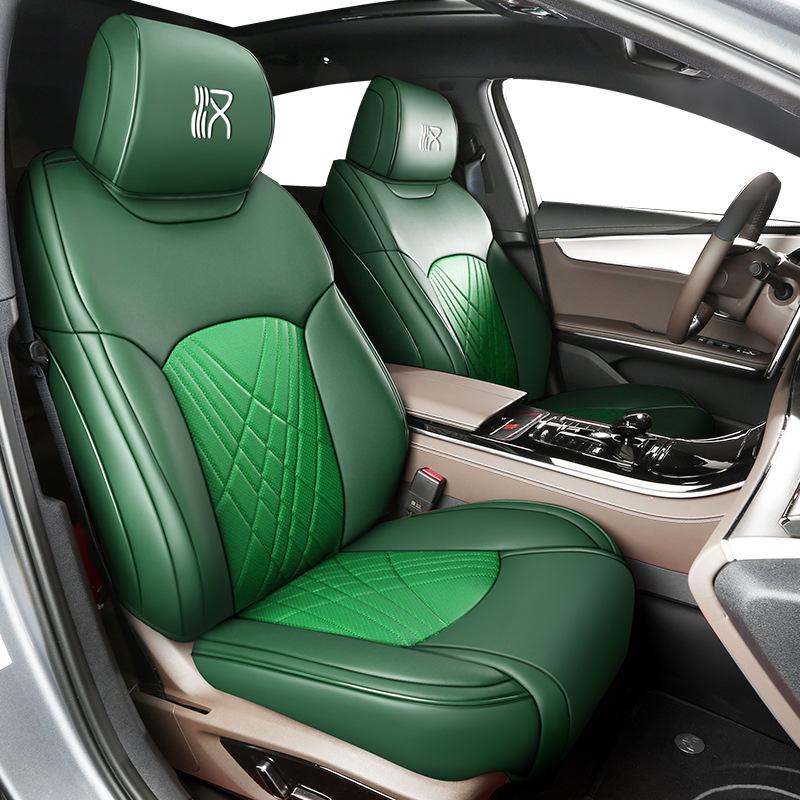 Durable Leather Seat Cover for BYD Han - Suitable for All Seasons, Fits Five Seats