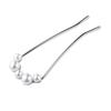 1Pc Fashion Elegant U Shaped Hair Fork Women Girls Ancient Classic Fairy Pearl Hair Pin Bridal Temperament Hair Ornaments