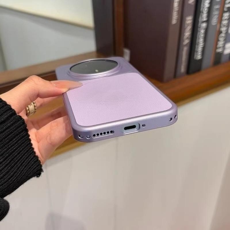 For Magsafe Plating Leather Hard Case for Honor Magic 8 Pro Magnetic Wireless Charging Matte Shockproof Cover for Honor Magic8