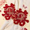 Large Double Happiness Wedding Sticker for Doors and Windows - Ideal for Wedding Room and Bedroom Decor