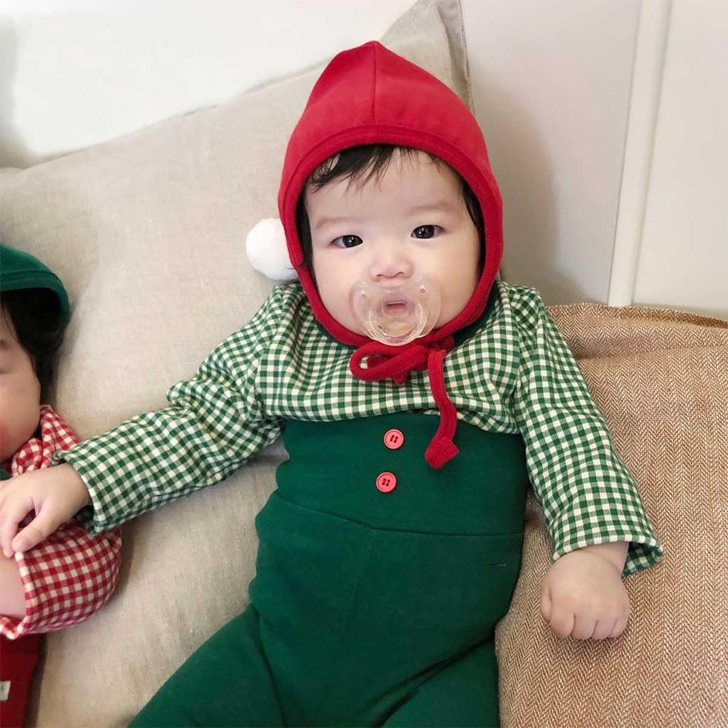 Santa Baby Christmas Baby Santa Claus Santa Red and for Girls and Santa Baby e0477 [monoii] Costume, Romper, Outfit, Kids' Outfit, Hat, Green, Boys,