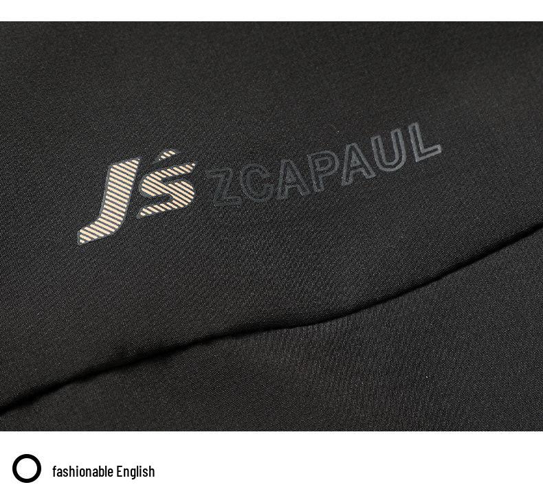 Men's Black Gold Fleece-Lined Hooded Winter Jacket - Thick Warm Cotton Parka for Middle-Aged Dads