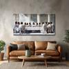 Christus Das Letzte Abendmahl Leinwand Wandkunst - Religiöse Wanddekoration Klassischer & Moderner Stil für Wohnzimmer, Schlafzimmer, Essbereich, Küche, Heimbüro