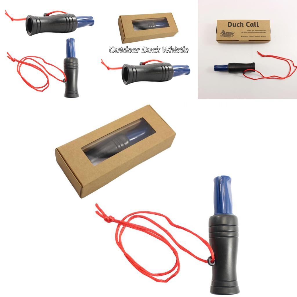 Outdoor Hunting Duck Call Whistle Plastic Simulated Whistle For Duck And Chicken Sounds