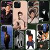 L-Luis M-Miguel Singer Case for iPhone 13 12 Mini 11 Pro Max Soft Phone Cover X XS XR 7 SE 8 Plus 6 6S 5 5S Silicone Black Capa