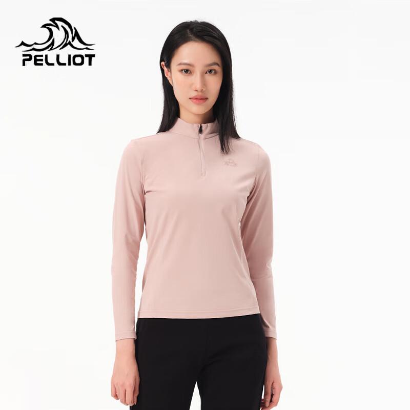 Pelliot Women s Outdoor Casual Stand-Collar Long-Sleeve T-Shirt XXL