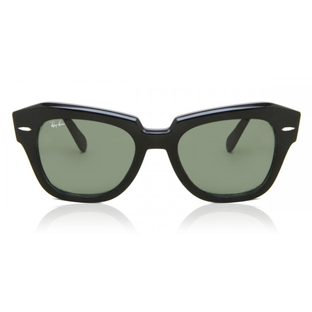 

Ray Ban Rb2186 State Street Блокировка синего света 901 31 Женские солнцезащитные очки Black/49-20-145