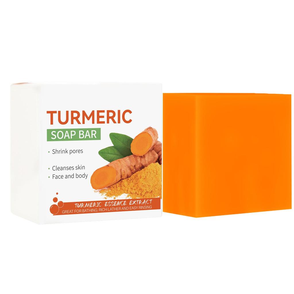 Turmeric Ginger Essential Oil Handmade Soap - Facial Cleanser & Shower Soap