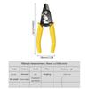 For FTTH 3 Hole Fiber Stripping Pliers Durable Three-hole Fiber Optic Stripper with Anti-slip Handle Wire Strip Pliers