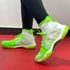Li Ning Roar 2 Cushioning Support High top Badminton Shoes Unisex Neon Tender Green/Standard White AYAQ011-3 /