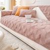 Kurzflor Sofa Schutzhülle Sofakissen Herbst und Winter Verdickte Couch Matten Mehrfarbig Dekorativ Staubdicht Speziell
