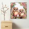 New Arrival 5D DIY Full Circle Diamond Painting "Painted Owl" Embroidery Cross Stitch Home Decor Gift
