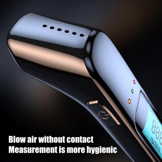 Breathalyzer Tester with LCD Digital Display 0.000-0.199% USB Rechargeable Portable Pocket Non-Contact Tester Accurate