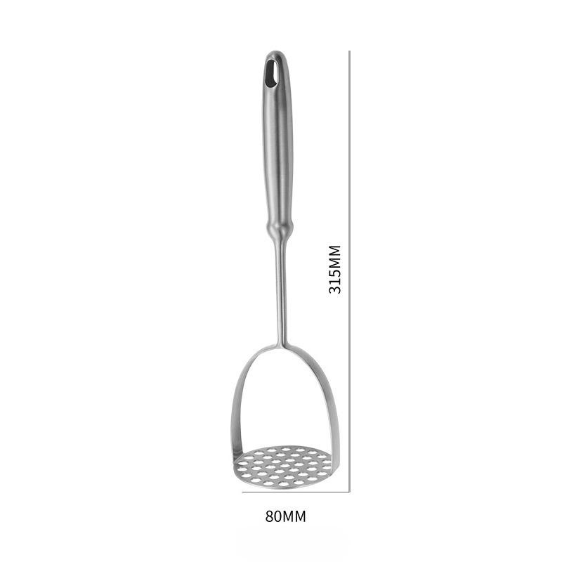 Professional Integrated Masher Kitchen Tool &Potato Smasher, Stainless Steel Potato Masher, Perfect for Bean,Fruits,Avocado,Meat