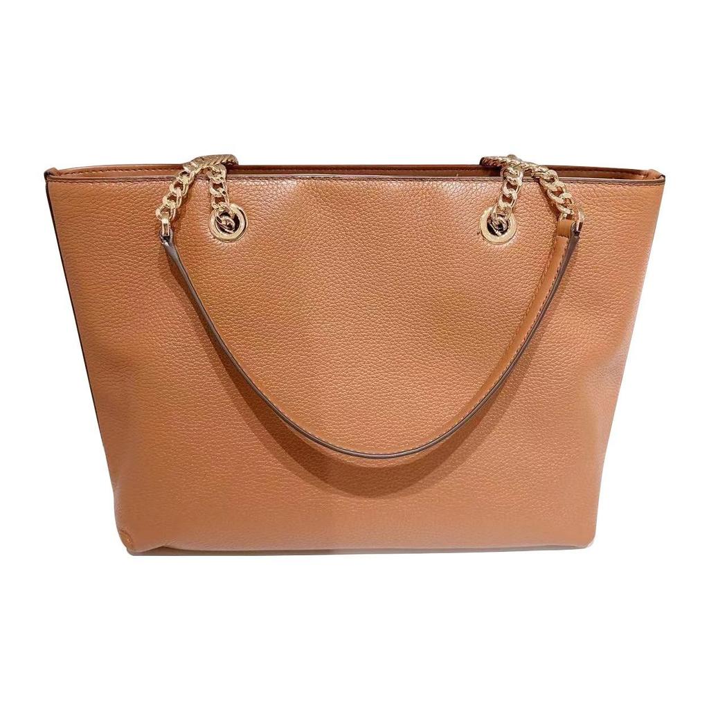 Michael Kors Mk Jet Set Item Solid Gold Hardware Leather Tote Bag Women tote Brown 35F2GTTT2L-LUGGAGE