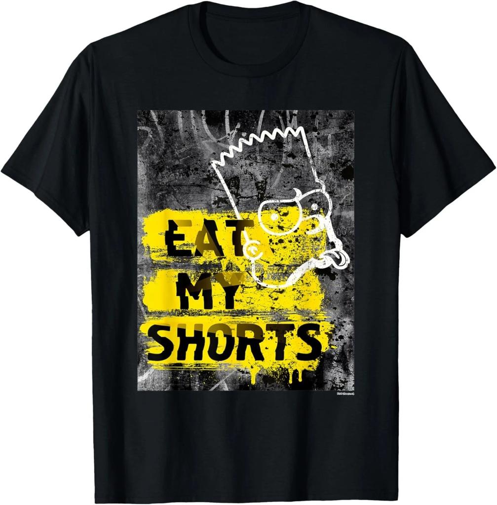 The Simpsons Bart Simpson Eat My Shorts Graffiti T-Shirt
