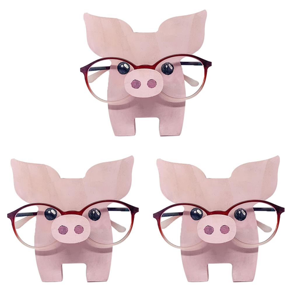 1/3pc Cute Animal Glasses Holder Rack Cartoon Cat Fox Sloth Dog Sunglasses Holder Display Stand Showcase Home Office Desk Decor