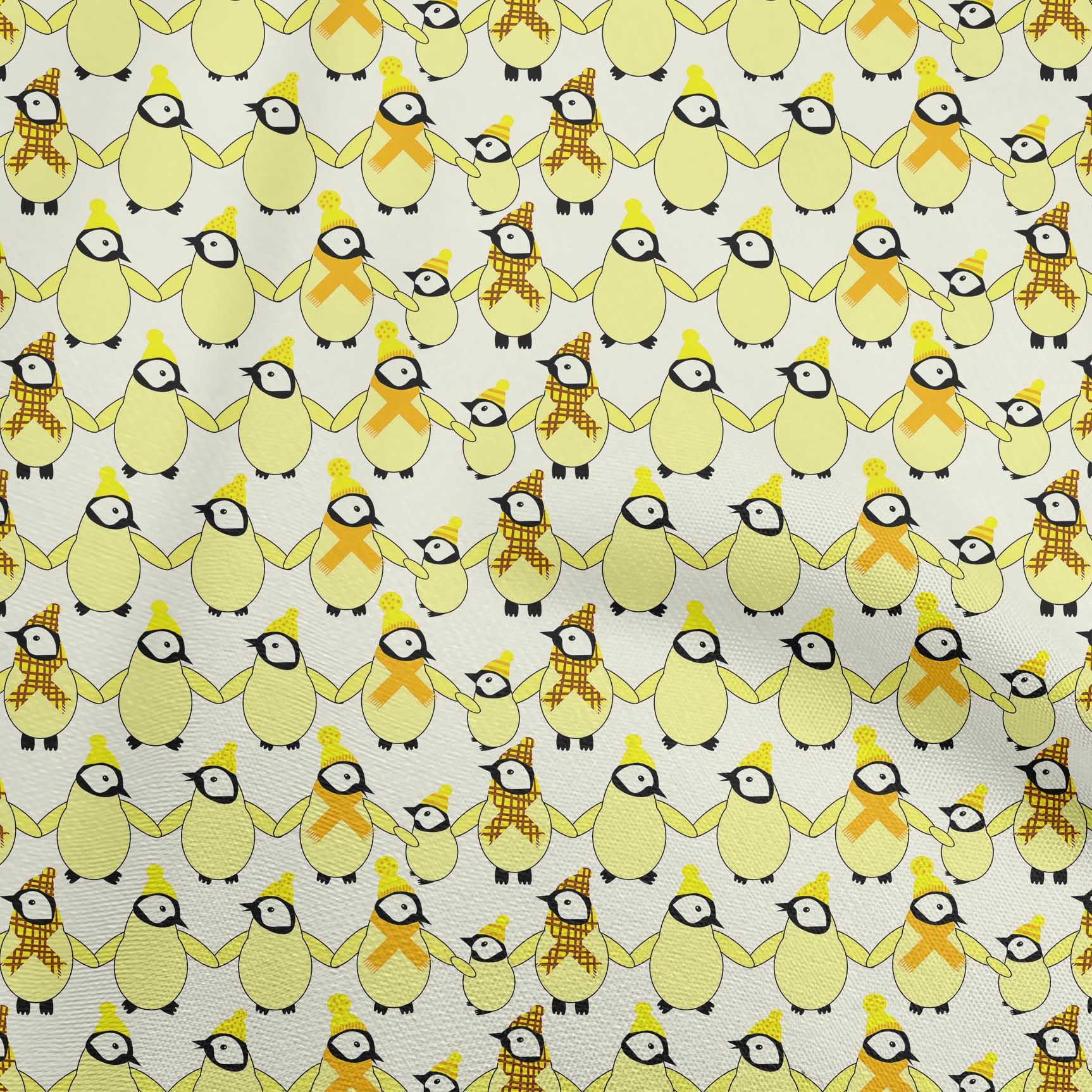 

OneOone Бавовняний поплін Dusty Teal Green Fabric Kawai Швейний матеріал Тканина з принтом у дворі 42 дюйма 42 Inch Wide - Viscose Chiffon жовтий