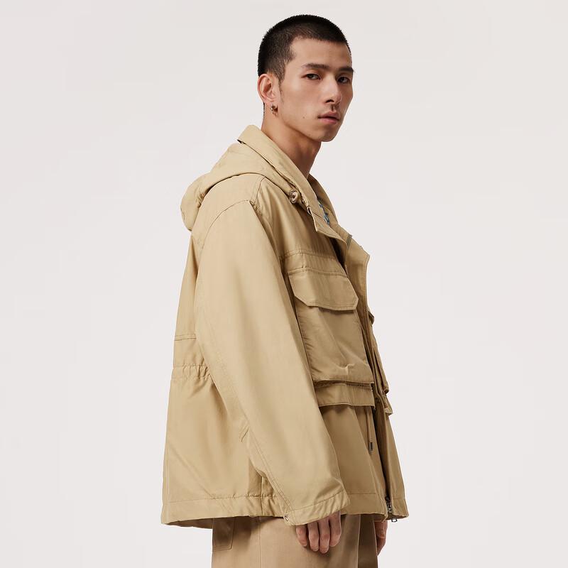 CROQUIS Men's Hooded Long Sleeve Casual Jacket
