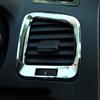 For Buick Regal 2009-2017 Silver Steel Console AC L&R Air Outlet Vent Trim 2PCS