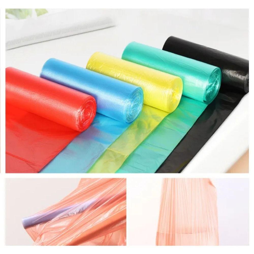 5Rolls 45*50cm 100PCS Disposable Trash Pouch Household Thicken Storage Garbage Bags Breakpointed Cleaning Waste Bag