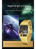 Sanda Waterproof Multifunctional Sports Watch with Temperature Alarm & Fashionable Design