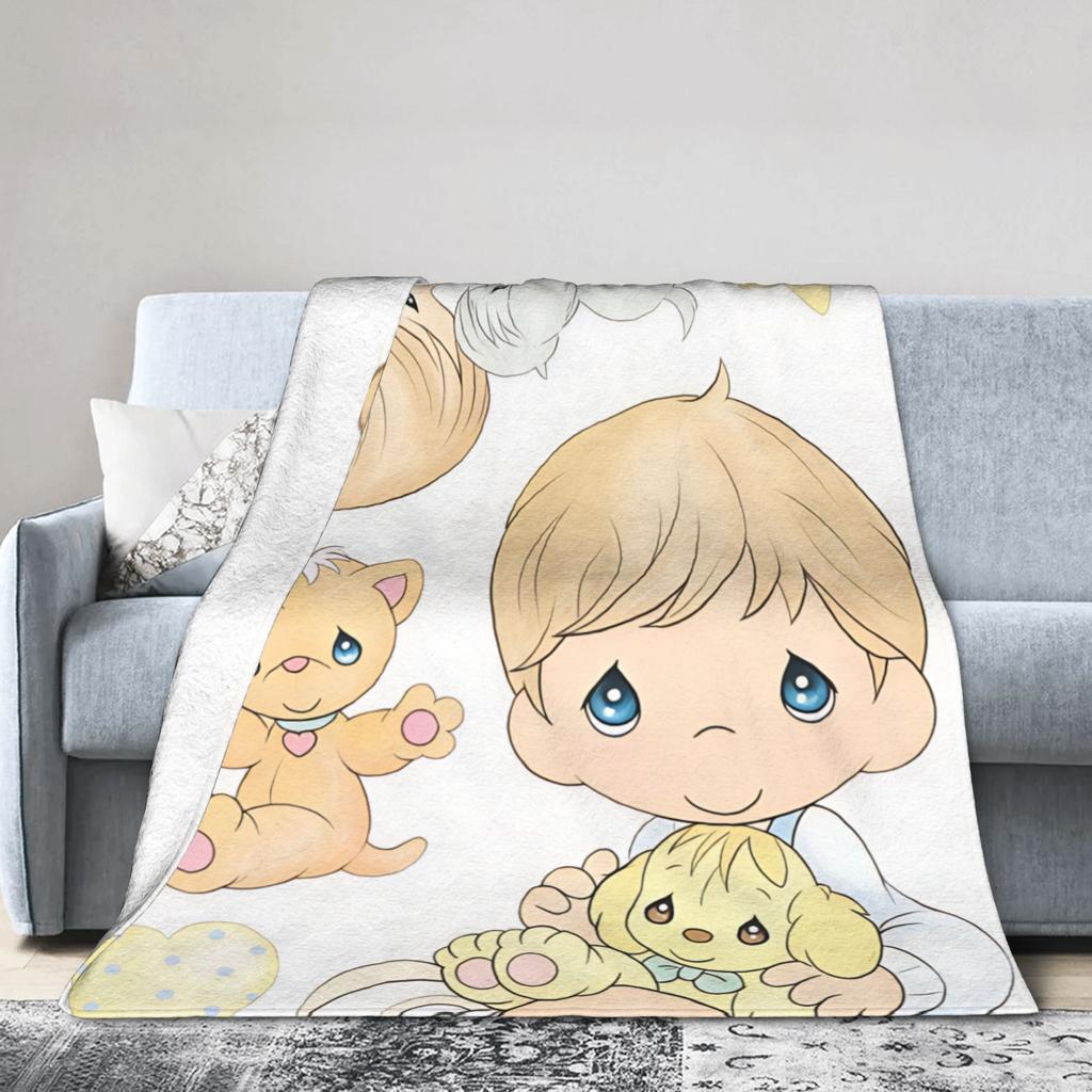Precious Moments Blankets Super Warm Comfortable Plush Throw Blanket For Girls Boys Bedroom Flannel Bedspread Bed Cover