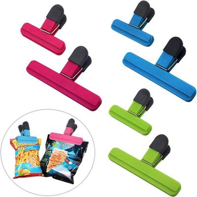 1/4/6PCS Food Sealing Bag Clip Reusable Fresh Food Storage Tools Plastic Clips for Food Storage, Food Bag Clips