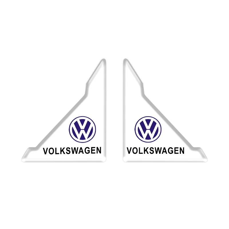 Car Logo Door Angle Cover Bumper Crash Anti-Scratch Protector Emblem For VW Golf Polo Tiguan Touran Jetta Passat CC T5 GTI Zq1